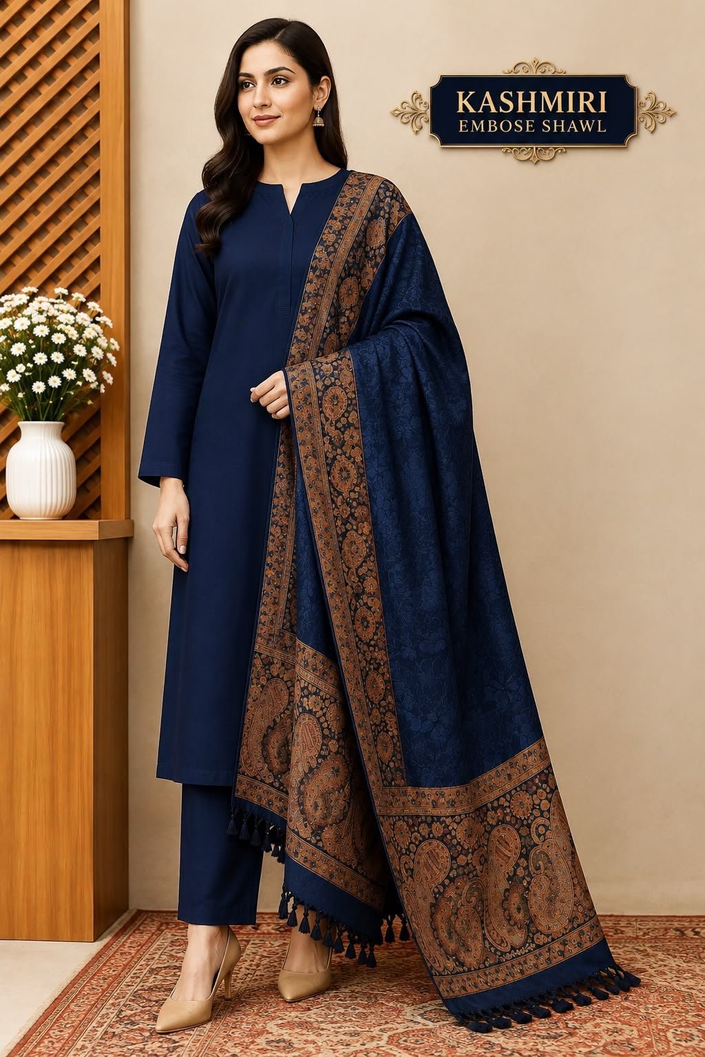 3PC Dhanak Suit