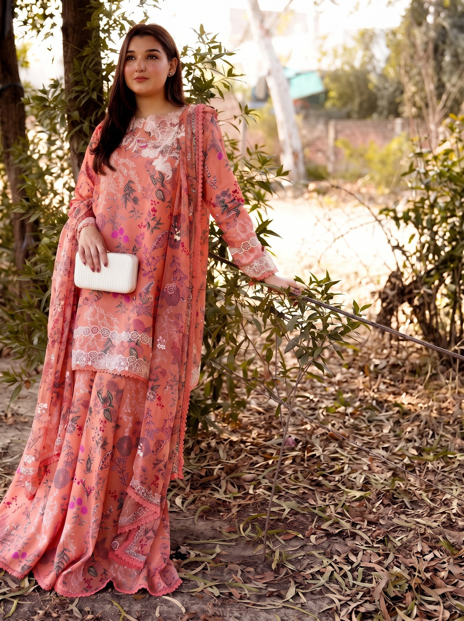 Khaddar 3-Piece - Premium Aneela’s Replica
